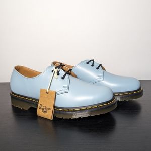 Dr. Martens 1461 Leather Oxford Shoes Sky Blue - Mens Sz 10/Women's Sz 11